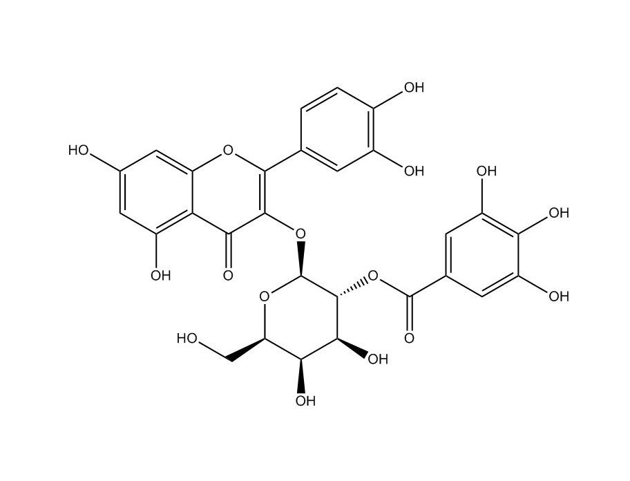 2”-O-沒食子?；鸾z桃苷|53209-27-1